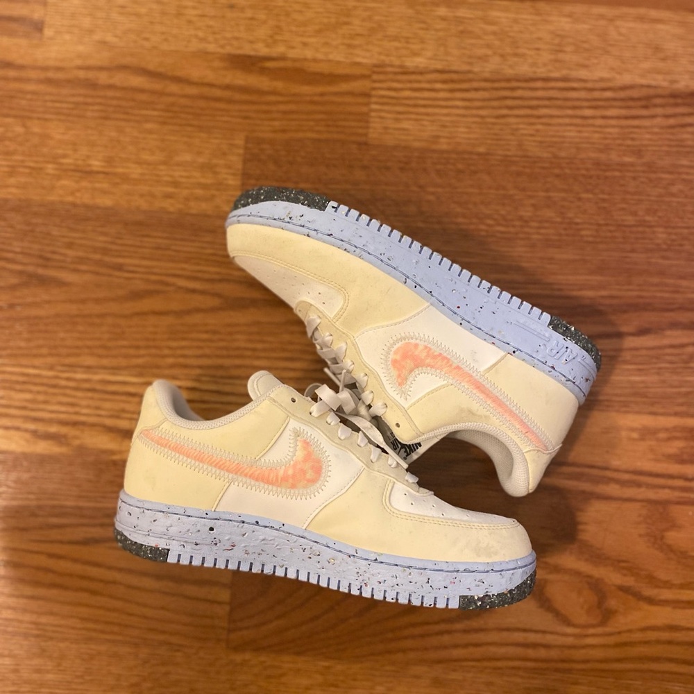 Nike Cream and Pink Sneakers